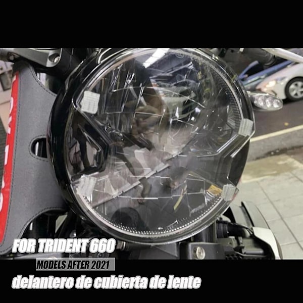 Motorcykelstrålkastarskydd Framsida Strålkastarskydd För Trident 660 Trident660 2021-2022 Sm