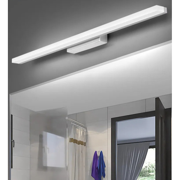 Hvid 9w/40cm/6270 krom (rustfrit stål) hvidt lys Spejl Forlygte Led Væglampe Forfængelighedslys til Spejl Moderne Væglampe