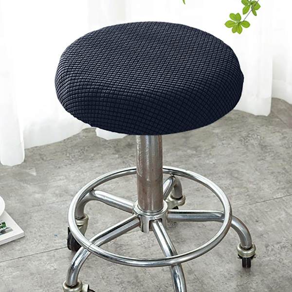 Elastiskt Stolsöverdrag Förtjockat Runt Skydd dark gray