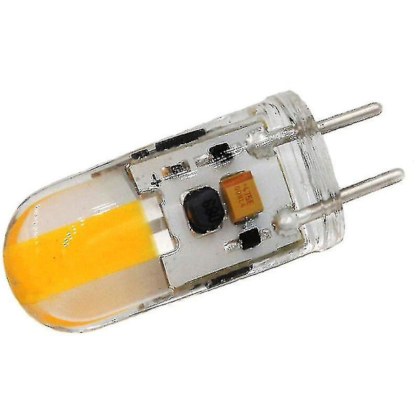 Glödlampa Gy6.35-3w Silikon -cob Ac / Dc12v, Varm Vit - Varm Vit