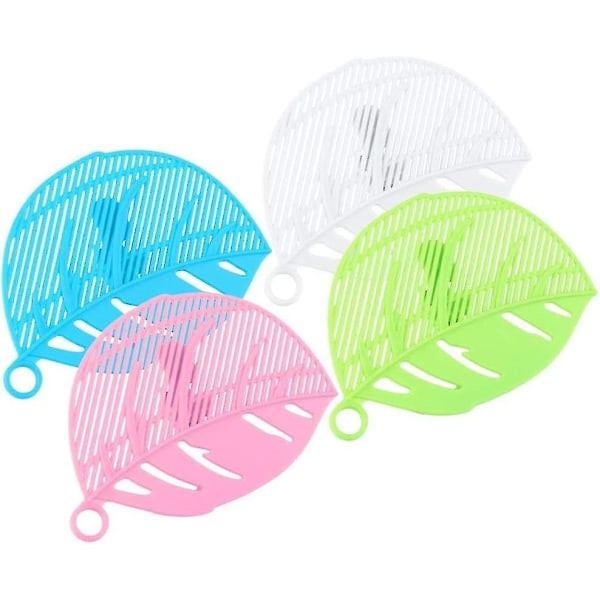 4 Pcs Leaf Shaped Rice Sieve - Home Kitchen Accessories