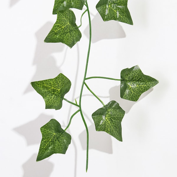 Kunstige Vedbend Blade Kunstig Grønt Hængende Plante Vinstok til Soveværelse Væg Dekoration Bryllup Fest Lokale Astetiske Ting