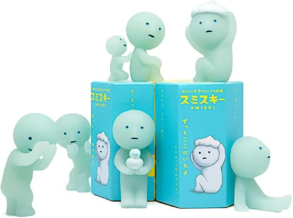 Genuine Smiski Corner Luminous Elf Series Blind Box, Figure Gift, Random Style, 1 pc Bath