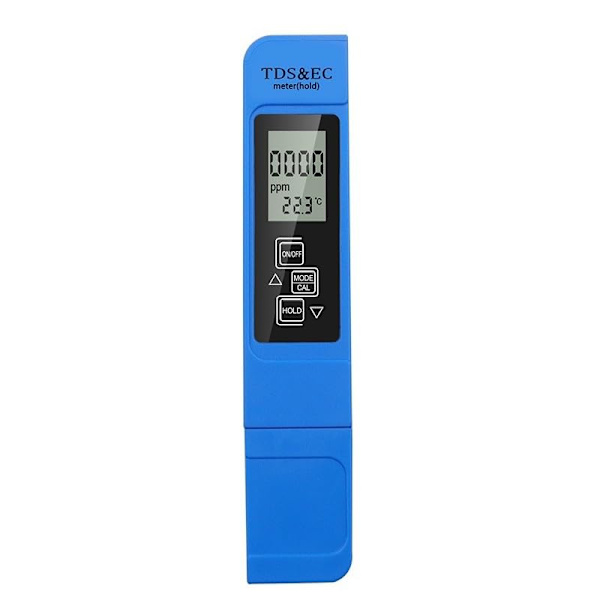 Vanntester - Digital vanntester - 3-i-1 TDS-måler og EC-måler