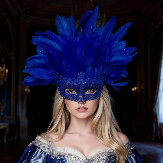 Maskerade maske - Karneval- og Halloween-hodeplagg for kvinner - Maskeradefesttilbehør