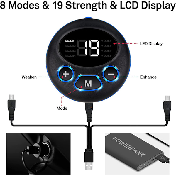 Svart stimulator, bältesmuskelträning fitness träningsutrustning för hemmet (25*23*3 cm)