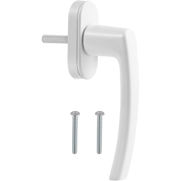 PVC Door and Window Handle, White