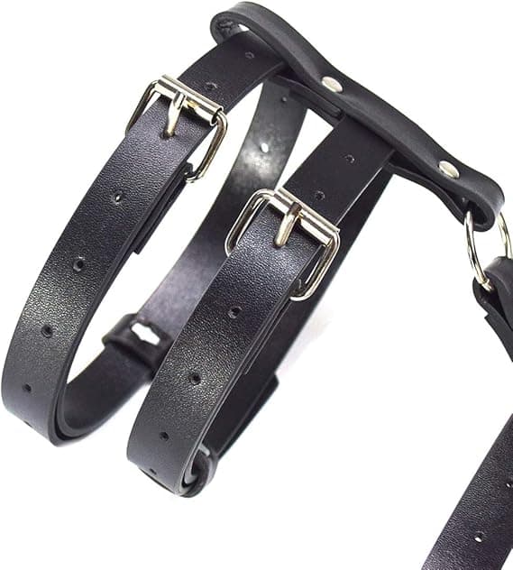 Women's Leg Harness with Cage, Adjustable Waist and Leg Strap in Harajuku Style