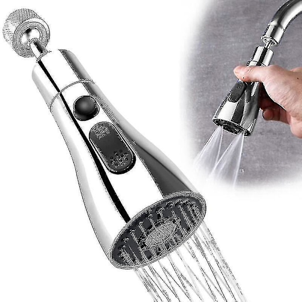 Köksblandare Kran Vattenkran Sprayhuvud 360 Swivel Ersättning Sprayer Munstycke