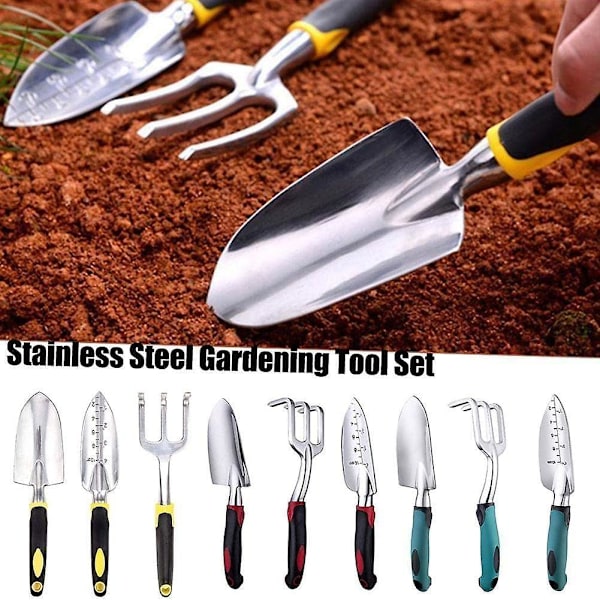 Hageverktøy håndspade, rive, kultivator, lukeverktøy Planting Lawn With Weeding Garde Ergo H0g2 og blomsterspadehåndtak, hage A