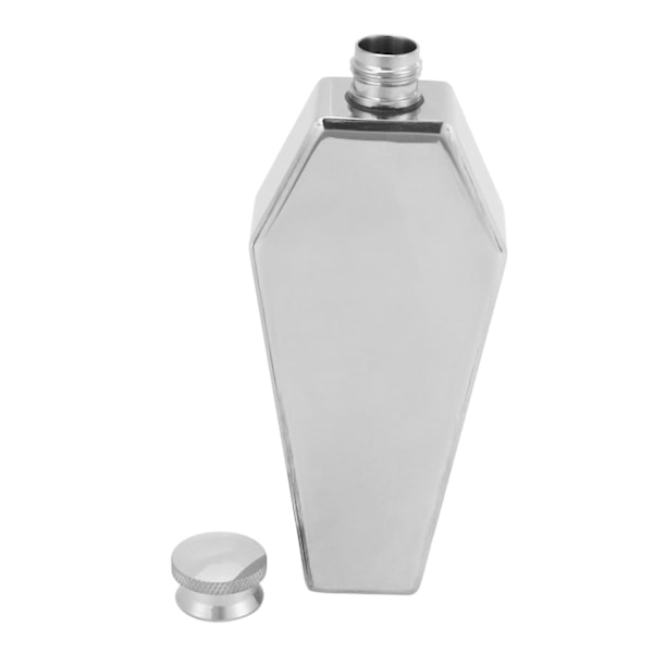 4x Mini Hip Flask 100ml Personifierad Kistaformad Rostfritt Stål Bärbar Flagon Vinflaska Bartillbehör