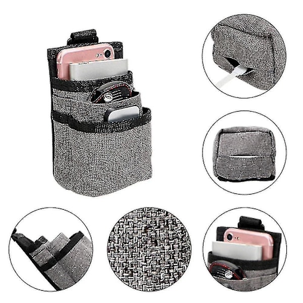 Car Vent Storage Bag Storage Bag With Data Cable Hole Storage Bag Car Hanging Bag Storage