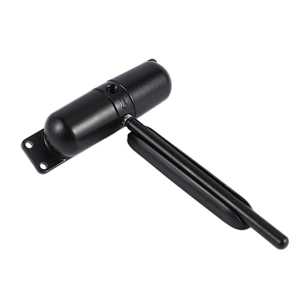 2 Set 20-70 kg Svart Justerbar Ytmonterad Fjäderdörrstängare Automatisk Dörrstängare Brandklassad