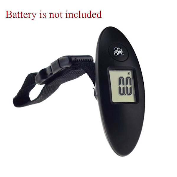 1 stk 40 kg/100 g LCD digital elektronisk bagasjevekt bærbar koffertvekt håndtert reiseveske vektfisk krok hengende vekt