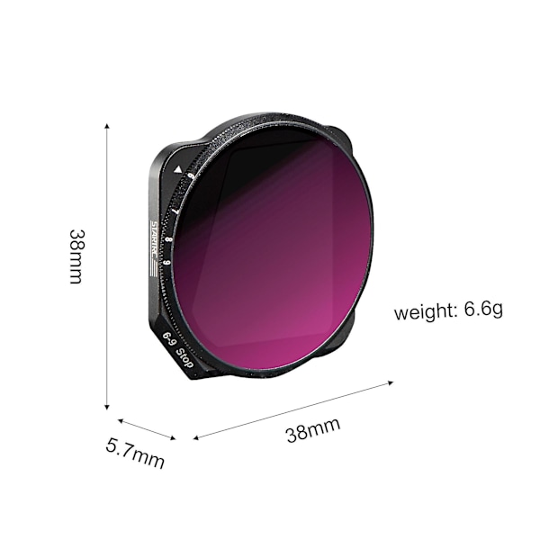 Dji Mavic 3 Professional -suodatinobjektiivi VND 6 - 9 Mavic 3 -lennokkigimbaali ND64 - ND512 -kameran objektiivisuodattimet