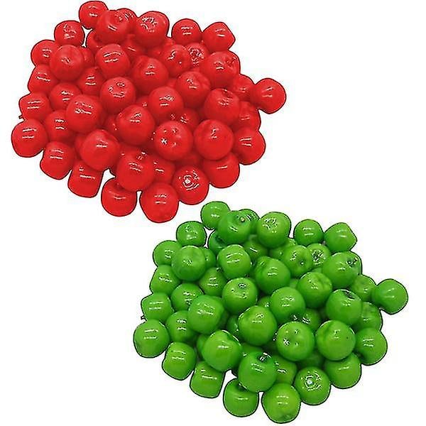 50 stj. artificiella frukt små äpplen rekvisita DIY artificiell mini äpple äpplen rekvisita falska äpplen skum frukt hantverk