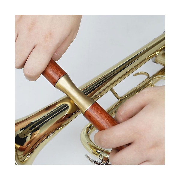 Trähjulstryckhjul för blåsinstrument i plåt reparation verktyg Trumpet Trombon Saxofon