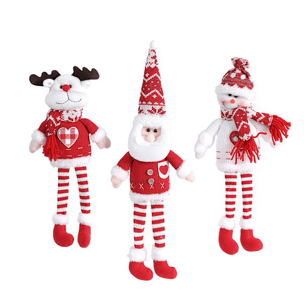 3 stk Julepynt Juler Kreativ Gardinklips Dekorativ Pynt Gardinklips Vindubehandling Holdbacks