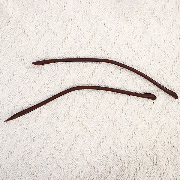 1 kpl 40 cm:n lehmännahkainen käsilaukun kahva DIY-ompeluostoslaukun vaihdettava hihna, paksu laukku, ompelutarvikkeet, ompeluvö (vaalea kahvi)