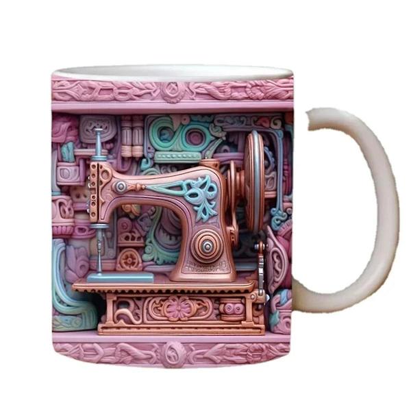 Nyt 3d syet malet krus 3d rum krus boligindretning krus kaffekopper værelse dekoration og visning A