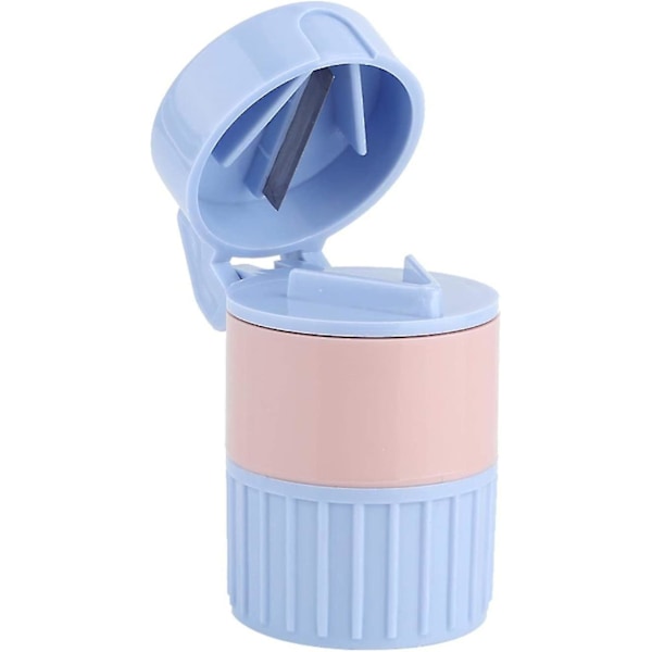 Pillekutter, 3 i 1 pilledeler/knuser/boks pillepulverisator tablettkvern medisin for små eller store piller