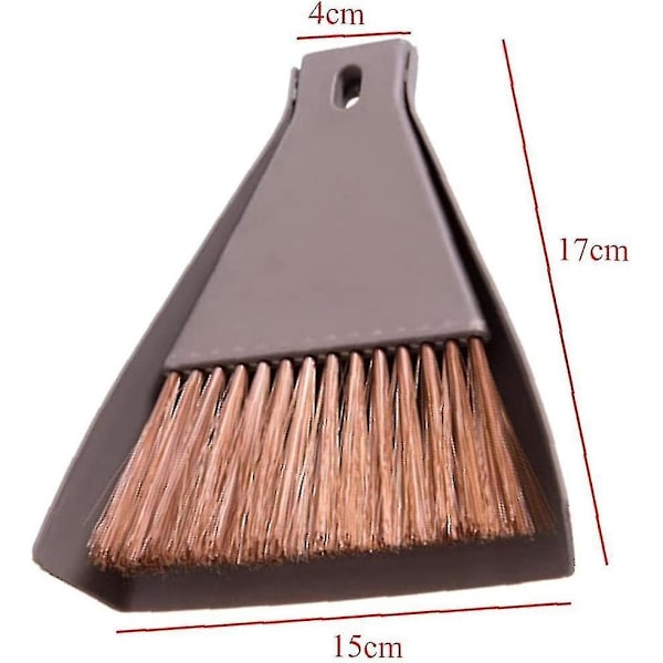 1 sett mini støvbrett visp kost rengjøring overflate universal verktøy for skrivebord bord tastatur netbook hendig rengjøringsmiddel (kaffe1stk)