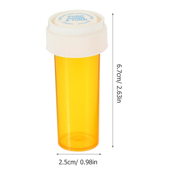 12 kpl monitoimilääkepulloa, pieni lääkepullo, läpinäkyvä pillerikotelo (30 ml)