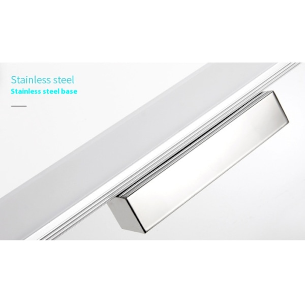 Hvit 9w/40cm/6270 krom (rustfritt stål) hvitt lys Endringsbar Baderomsspeil Lys 40 cm Moderne Børstet Nikkel LED Bad