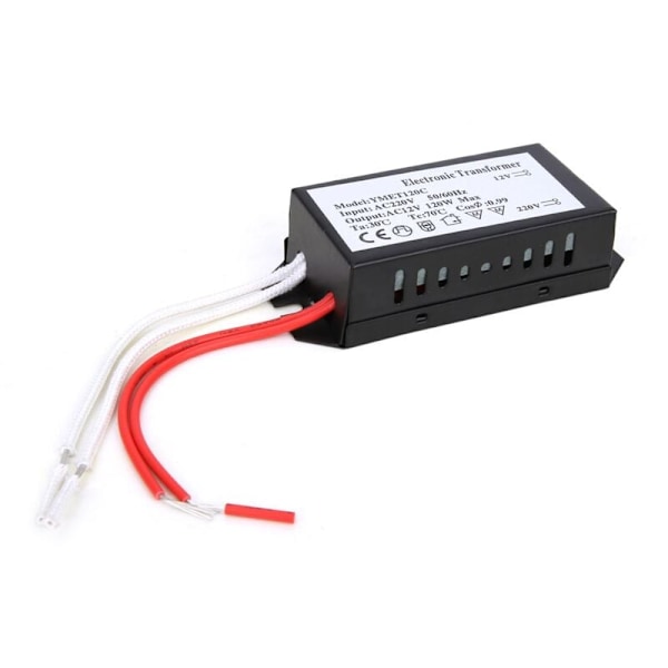 220V till 12V Elektronisk Transformator, Spänningsomvandlare, Intelligent Strömdrivare (120W)