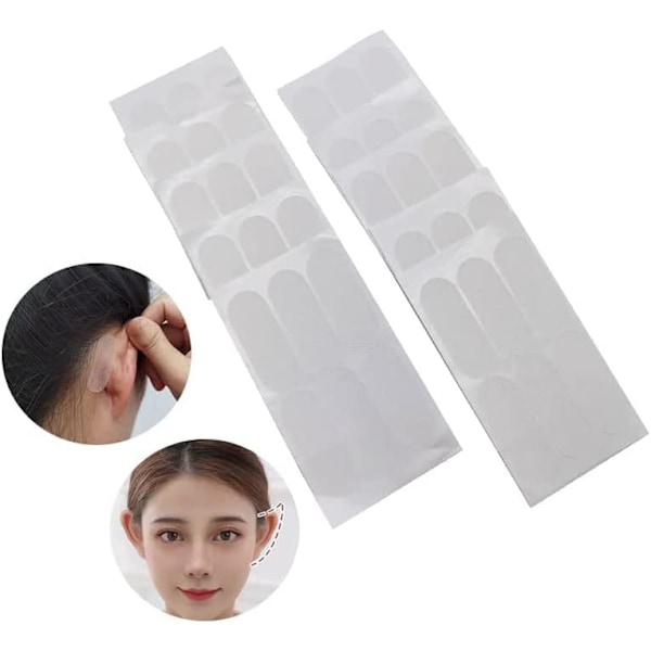 60-pakning Transparent Øredobb Stabilisatorer - Smertefrie Silikon Ørelapper for Voksne/Barn