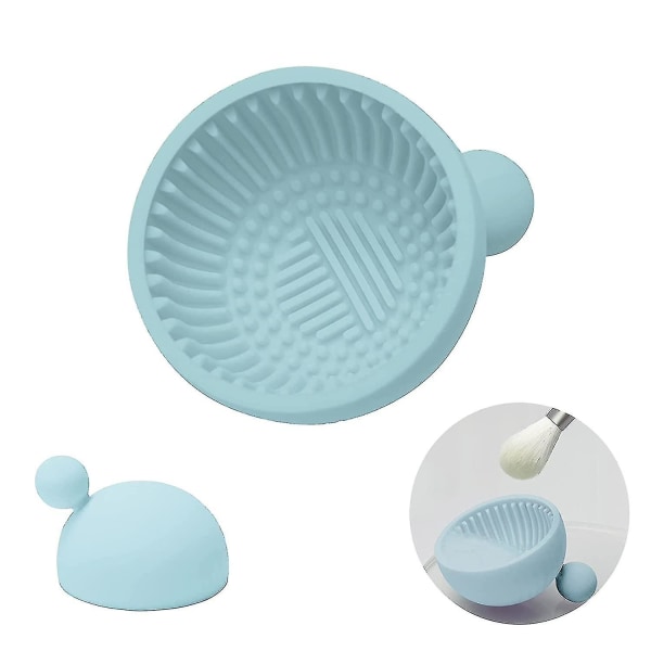 Makeup Brush Cleaner Matsilicone Make Up Cleaning Brush Scrubber Bowl Portable Washing Tool