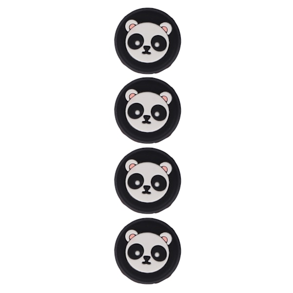 4 stk. Tommelfingergreb Multipurpose Udskiftning Silikone Tommelfingergreb Hætter til PS5 Controller Sort