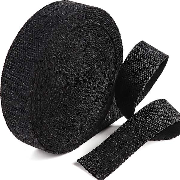 Bomullsband 1,5 tum - 12 yards tunga nylonband