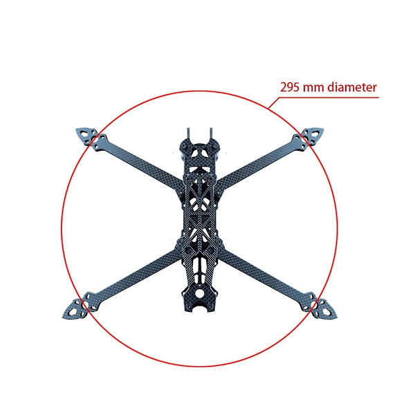 Mark4 7 tommers bærbar praktisk karbonfiber HD-versjon rack drone Fpv karbonfiber drone, med Pri