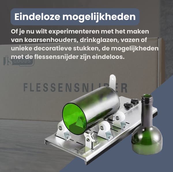 Glasflaskskärare 20 st professionell flaskskärmaskin med diamantkarbidblad 5 justerbara hjul för vinflaskor DIY