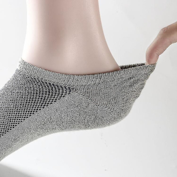 No Show Socks För Herrar/Damer Låg Cut Ankle Osynliga Halkfria Tunna Andningsbara Casual Socks$the  Herr 6/5 Par Full Cushion Work Gear Short Boot Crew