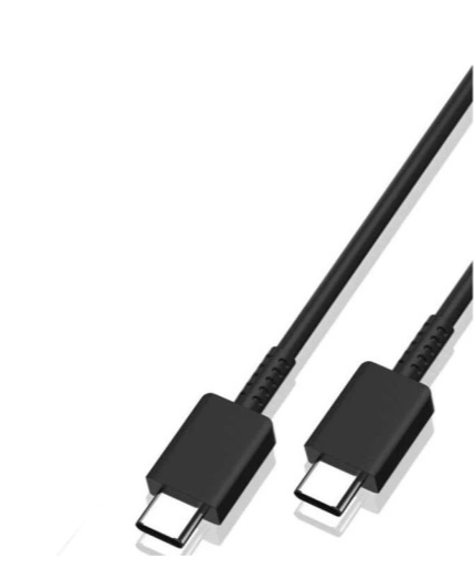 25 W SAMSUNG Hurtig USB-C med kabel sort sort