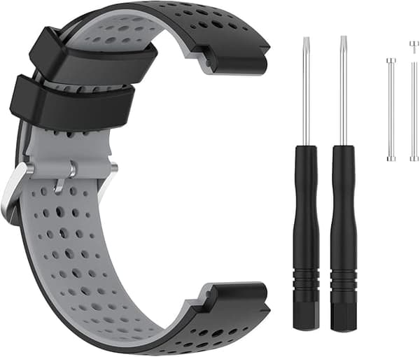 Klockarmband Garmin Forerunner 220/230/235/630/620/735XT, Approach S20/S5/S6 Svart