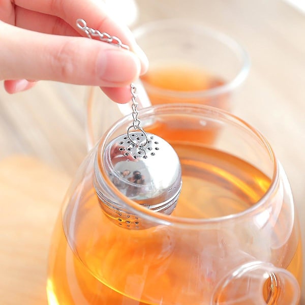 2 st rostfria teinfusionskulor i mesh