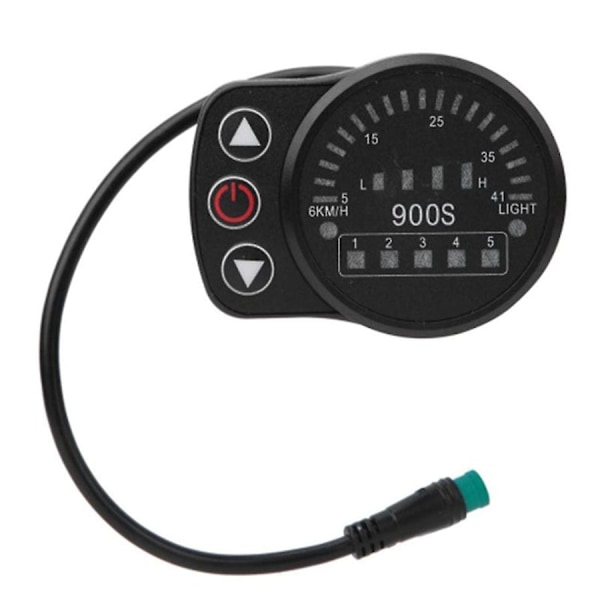 Kt-900s E-cykel LED-display Meter Vandtæt Stik Display Kode Tabel Universal 24v/36v/48v Elec