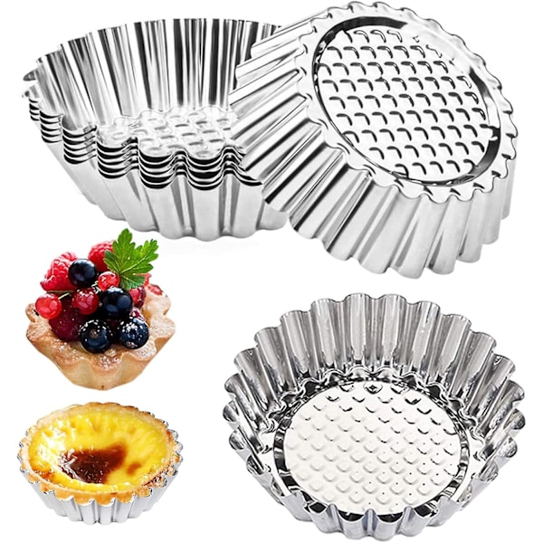 Rustfrie ståltartformer til baking