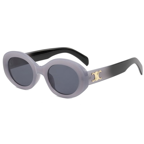 Polariserede solbriller til kvinder, unisex y2k shades, trendy UV400 beskyttelse Gray