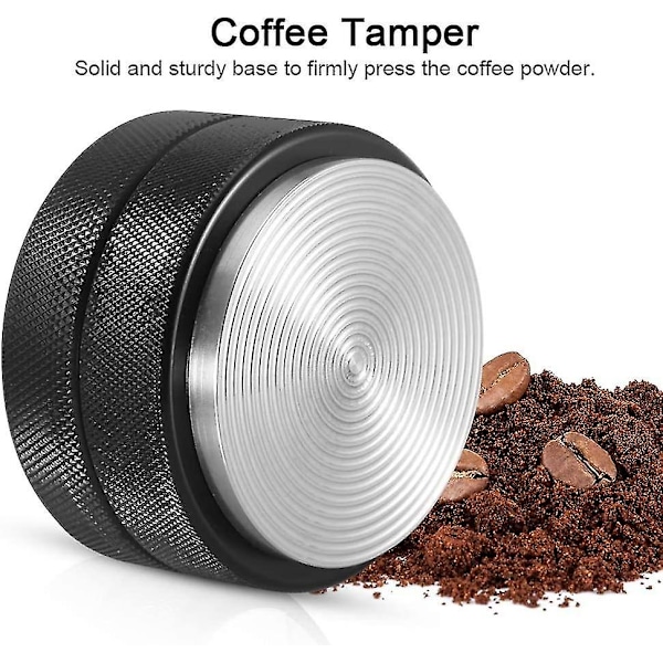 2024 51mm Kaffe Tamper Rustfrit Espresso Tamper i Rustfrit Stål til Presning af Kaffebønner