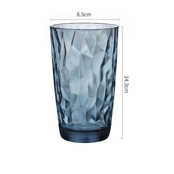 Plastmuggar 590 ml | set om 8 i 4 kustnära färger