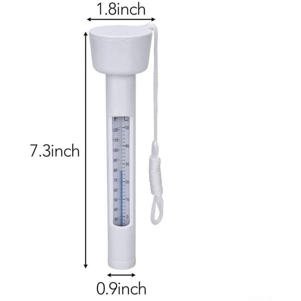 Pooltermometer, bærbar flydende springvands-spa-pooltermometer, til swimmingpool, spa, bassin