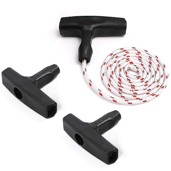 Starter Handle Lawn Mower Recoil Starter Rope With 3 Pieces Starter Handle Cord Mower Acce