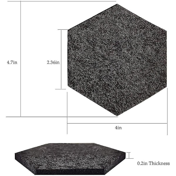 Dryckesunderlägg Set med 8 absorberande filtunderlägg Perfekt present
