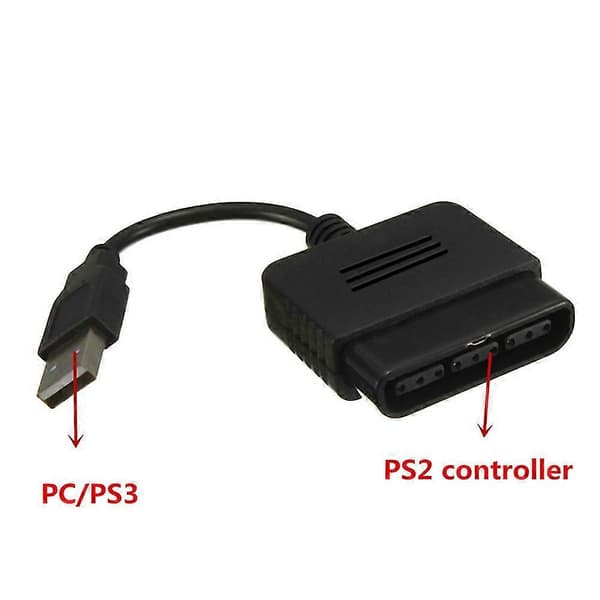 USB-adapterkabel for PS2-spillkontroller til PS3 PC-videospill
