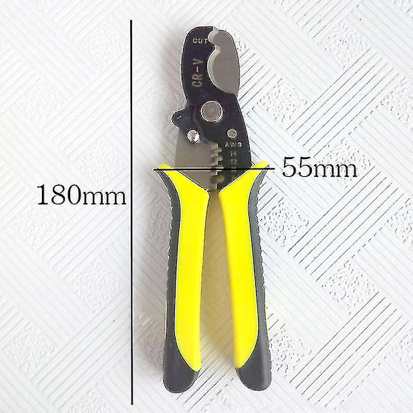 Multiverktyg 18 cm trådavbitare kabelskärande sax avbitartång skärare 1,6-4,0 mm handverktyg