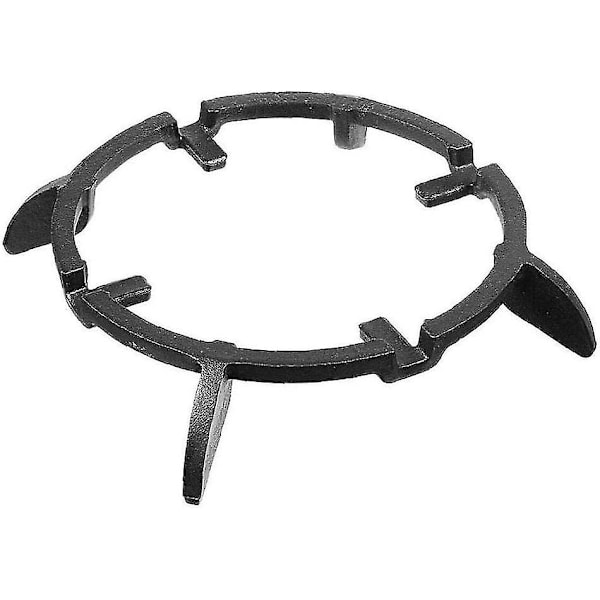 Komfyr Trivet Komfyr Panna Pot Stativ Stativ Ring Støtte For Wok Gass (1 stk, Svart)